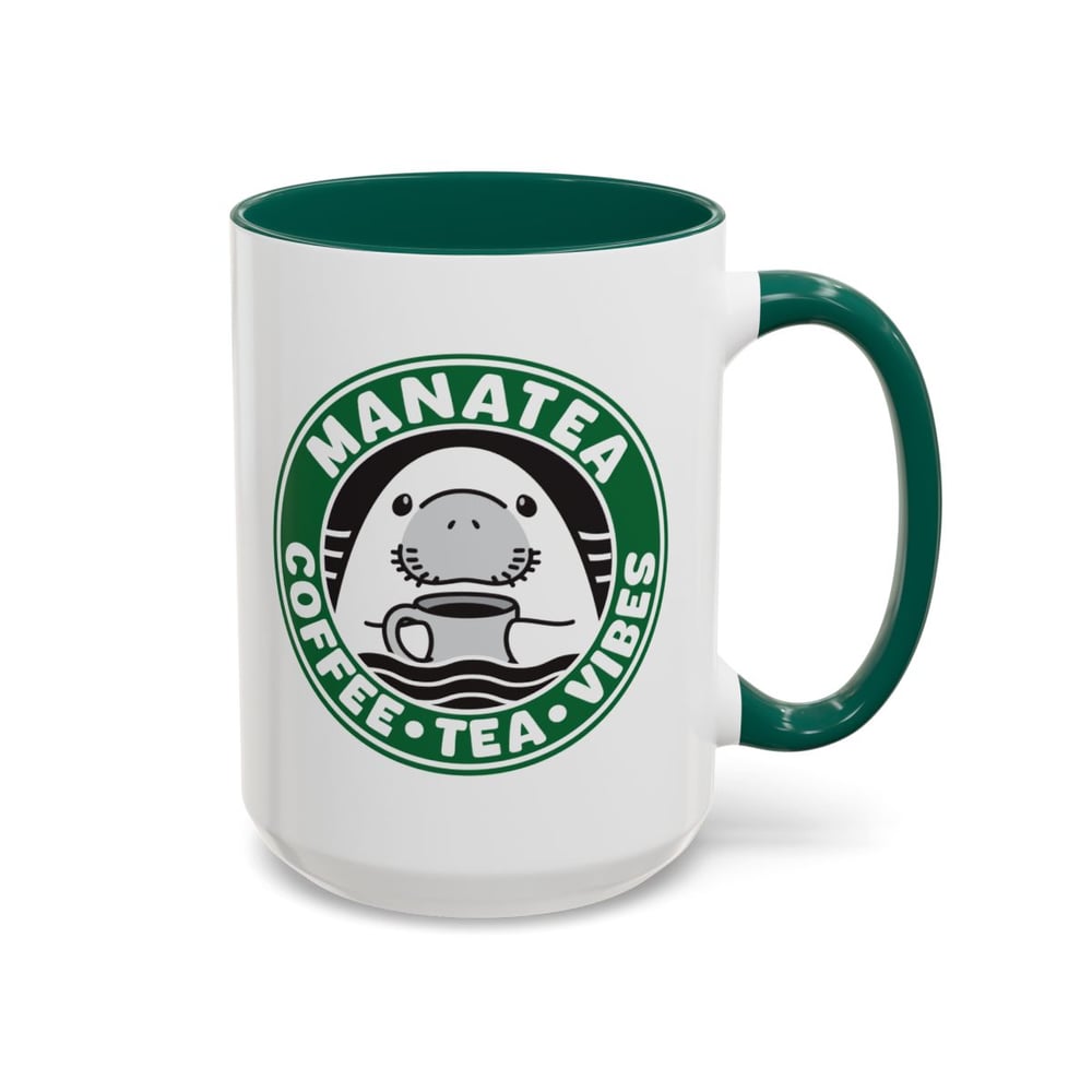 Manatea Coffee Mug, 15oz