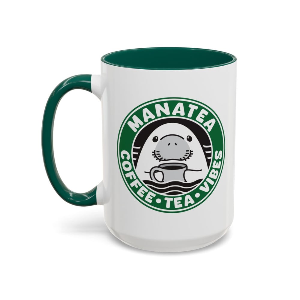 Manatea Coffee Mug, 15oz