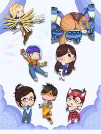 Image 1 of NEW Chibi sticker release 8