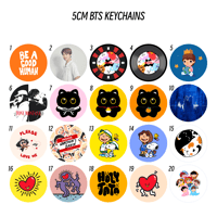 Image 2 of [VARIOUS] Round Keychains