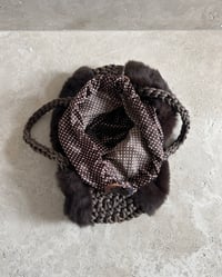 Image 2 of BRAIDED BROWN FUR BAG