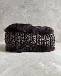 Image 5 of BRAIDED BROWN FUR BAG