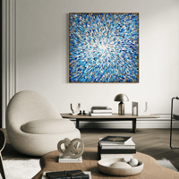 Image 5 of 'Exhale of Light' - 122x122cm