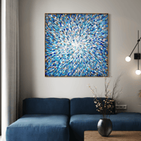 Image 4 of 'Exhale of Light' - 122x122cm