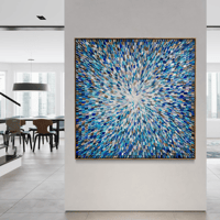 Image 10 of 'Exhale of Light' - 122x122cm