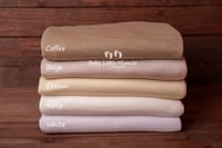 Image 2 of Ophelia backdrop fabric and wrap set natural