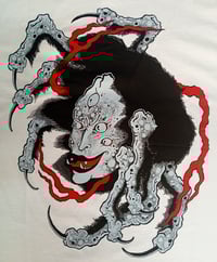 Image 3 of 'Jorogumo spider woman' White T-shirt - Bone Trail Apparel
