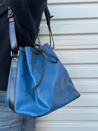 Image 1 of Authentic Preloved Louis Vuitton Noe in Blue and Black