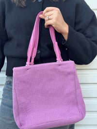 Image 1 of Authentic Preloved Prada Knitted Tote in Pink