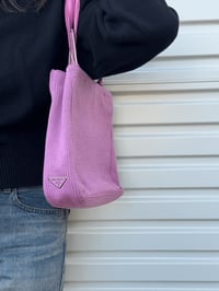 Image 12 of Authentic Preloved Prada Knitted Tote in Pink
