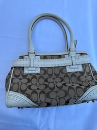 Image 4 of Authentic Preloved Coach Monogram Shoulder Bag