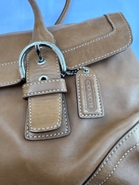 Image 9 of Authentic Preloved Coach Shoulder Bag in Tan
