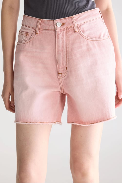 Image of 2-Short denim Pactol rosa/Pink Snow