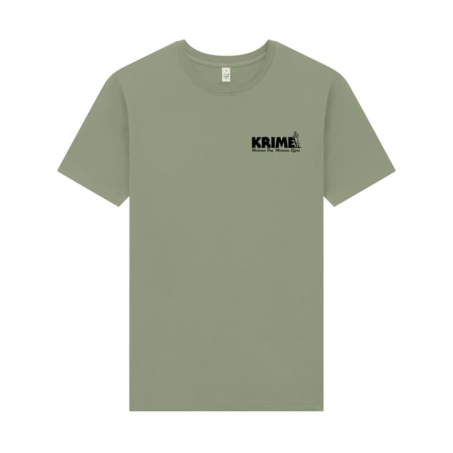 ACT YOUR WAGE LIGHT GREEN T-SHIRT