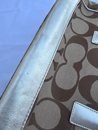 Image 6 of Authentic Preloved Coach Monogram Shoulder Bag with Green Scarf