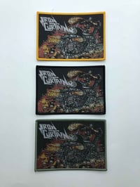 Iron Curtain - Obsidio Celeritas Interitus woven patch