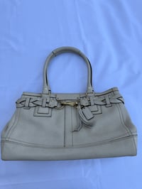 Image 10 of Authentic Preloved Coach Shoulder Bag in White