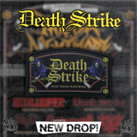 Image 1 of Death Strike over Thrash Nightmare woven patch