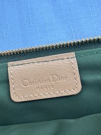 Image 3 of Authentic Preloved Christian Dior Mini Canvas Saddle Pochette Shoulder Bag