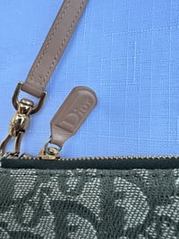 Image 6 of Authentic Preloved Christian Dior Mini Canvas Saddle Pochette Shoulder Bag