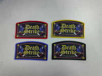 Image 2 of Death Strike over Thrash Nightmare woven patch