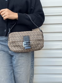 Image 2 of Authentic Preloved Fendi Zucchino Baguette