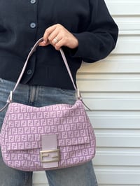 Image 2 of Authentic Preloved Fendi Zucchino Mamma in Pink