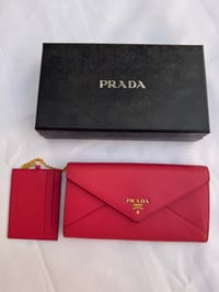 Image 1 of Authentic Preloved Prada Long Wallet in Pink