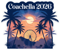 Unofficial Coachella 2026 Sticker