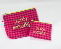 Image 5 of Monedero, neceser y/o funda de libro electrónico bordado ¡Ajó! ¡Aguás!