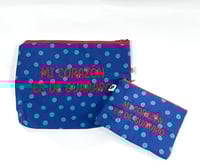 Image 3 of Monedero o neceser bordado  Mi corazón es de guarapo