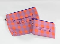 Image 5 of Monedero o neceser bordado  La mejor mamá del mundo