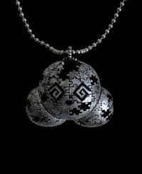 Image 1 of ERED PUZZLE NECKLACE (METAL)