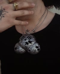 Image 2 of ERED PUZZLE NECKLACE (METAL)