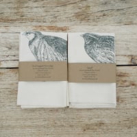 Image 5 of Organic Cotton Tea Towels (Set of 2) - Game Birds
