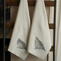 Image 1 of Organic Cotton Tea Towels (Set of 2) - Game Birds