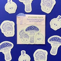 Image 1 of Glowignons - Stickers Pack - Phosphorescent