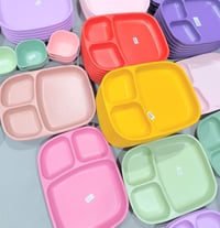 Image 1 of Replay Recycled Divided Tray Plate Large multiple colours
