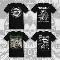 Image 1 of T-shirts Merch Pt.1: D&R, Warvictims, Bastard Priest, N.P.G.