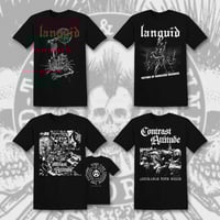 Image 1 of T-shirts Merch Pt.2: Languid, Contrast Attitude