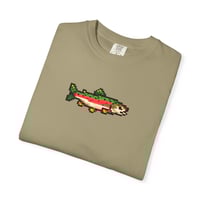 Image 5 of 8 Bit Rainbow Trout Tee