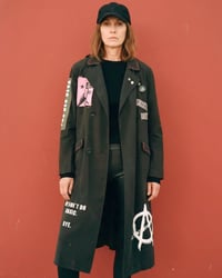 Image 1 of KARMA CLUB ¥ UNISEX ¥ UPCYCLED PUNK ¥IBIZA ¥TRENCH¥ 