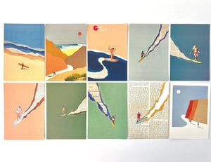 Postcards - Pack of 10 - Surf Collection
