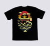 Japan Fujiyama Black Tee - Nao Ink