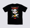 Panda Good Luck Black Tee - Nao Ink