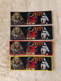 Cancer first 3 albums compilation woven patch