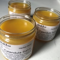 Calendula Salve, 4oz Glass Jar, Organic Ingredients