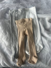 3 Pack Ribbed Stockings