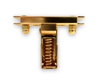 Image 1 of 2 x Adjustable 20°-90° Gold Plated Hinges 