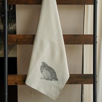 Image 1 of Organic Cotton Quail Tea Towel